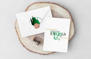 Corpus Christi Emerald City Logo and Invite