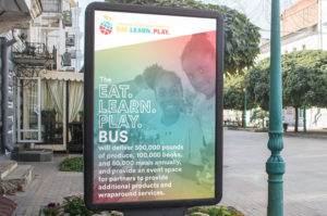 Eat Learn Play Poster Design